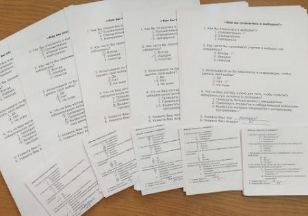 Районный избирком Астраханской области симулировал социологическое исследование