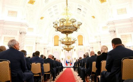 Астраханский губернатор принял участие в церемонии по итогам референдумов