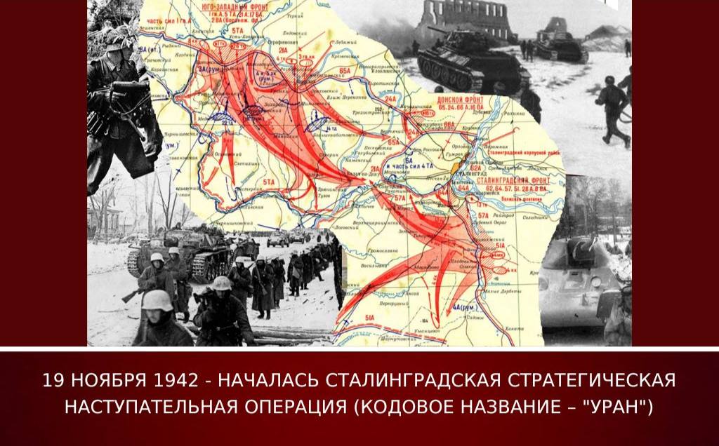 80 лет назад началась Сталинградская стратегическая наступательная операция (кодовое название – «Уран»)