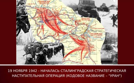 80 лет назад началась Сталинградская стратегическая наступательная операция (кодовое название – «Уран») 80 лет назад началась Сталинградская стратегическая наступательная операция (кодовое название – «Уран»)