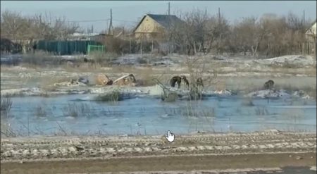 На севере Астраханской области произошла крупная авария на одном из участков водопровода