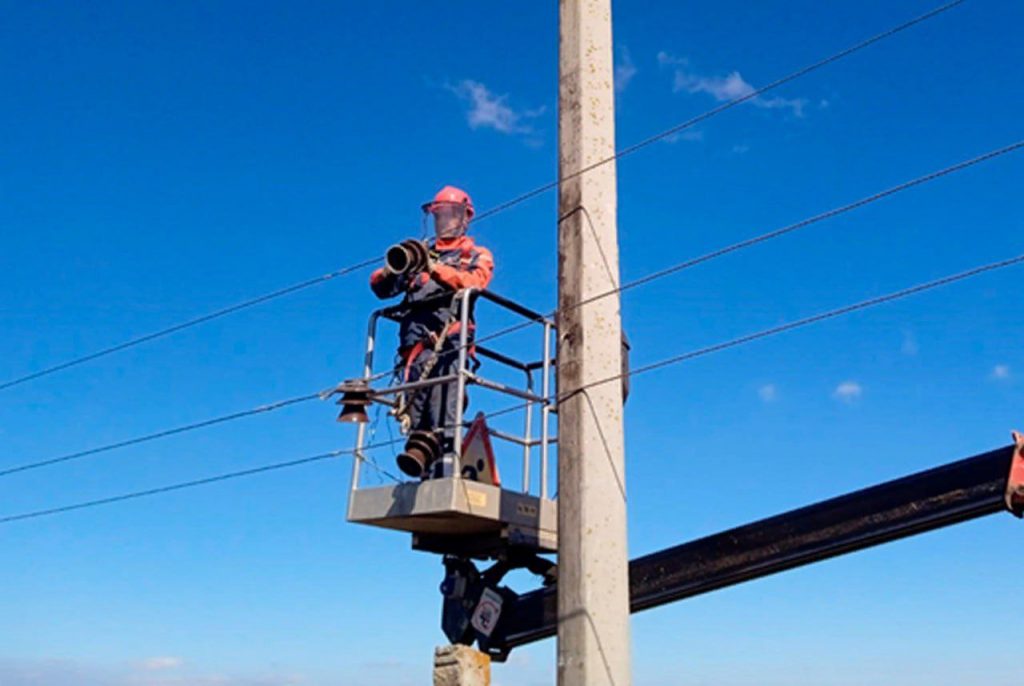 В астраханском заповедники восстановили электроснабжение после пожара