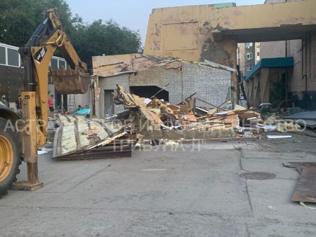 В Ахтубинском районе сносят «самострой» по решению суда