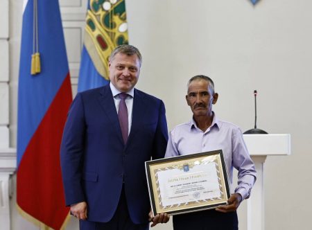 Астраханский губернатор провёл торжественный приём по случаю Дня рыбака