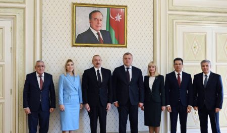 Губернатор Астраханской области встретился с президентом Азербайджана в Баку