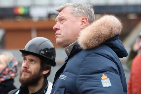 В Астрахани завершили установку купола на строящемся храме святого благоверного князя Александра Невского.