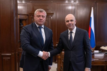 Игорь Бабушкин провел переговоры с министром финансов РФ.